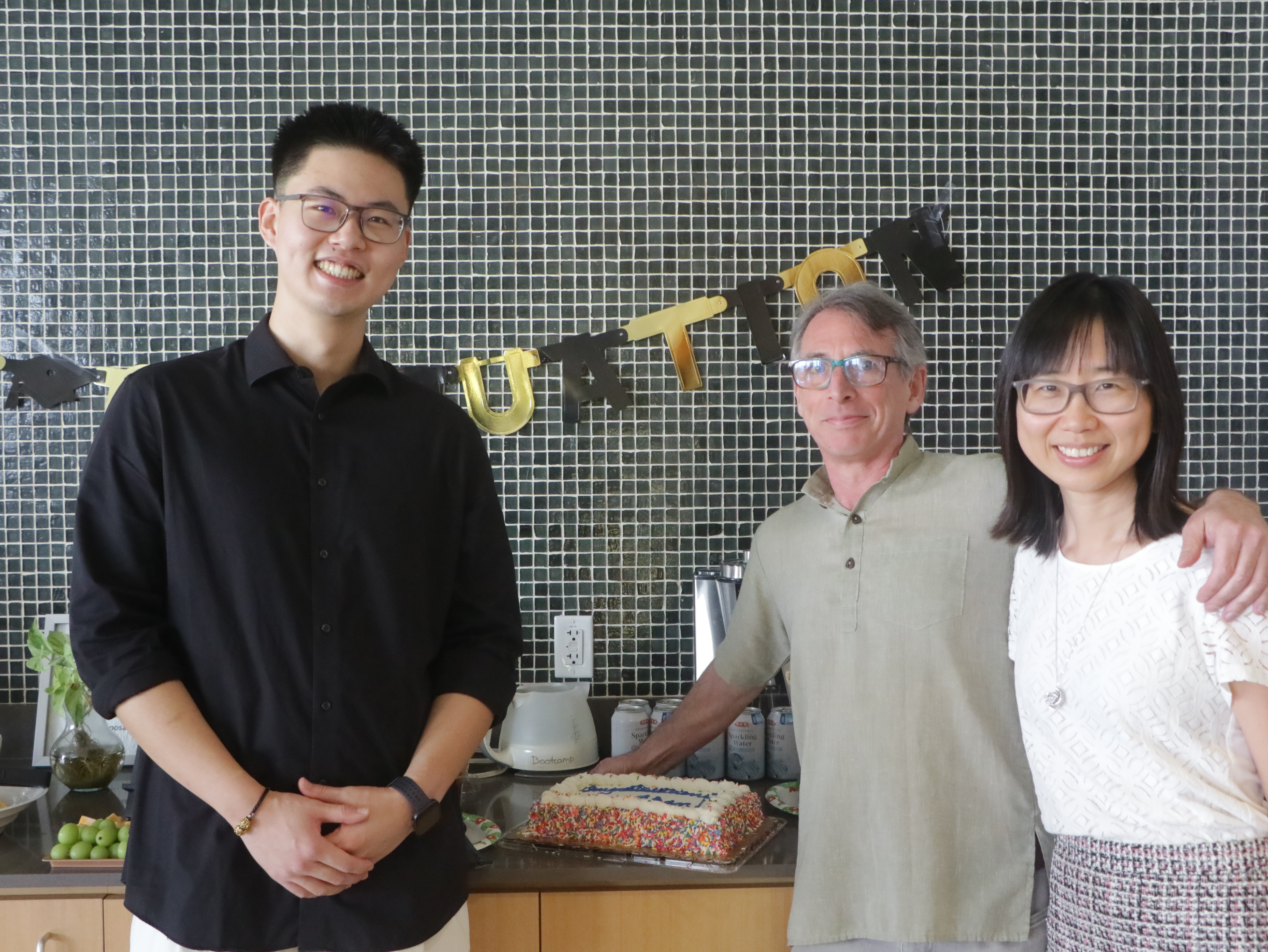 Post-defense celebration